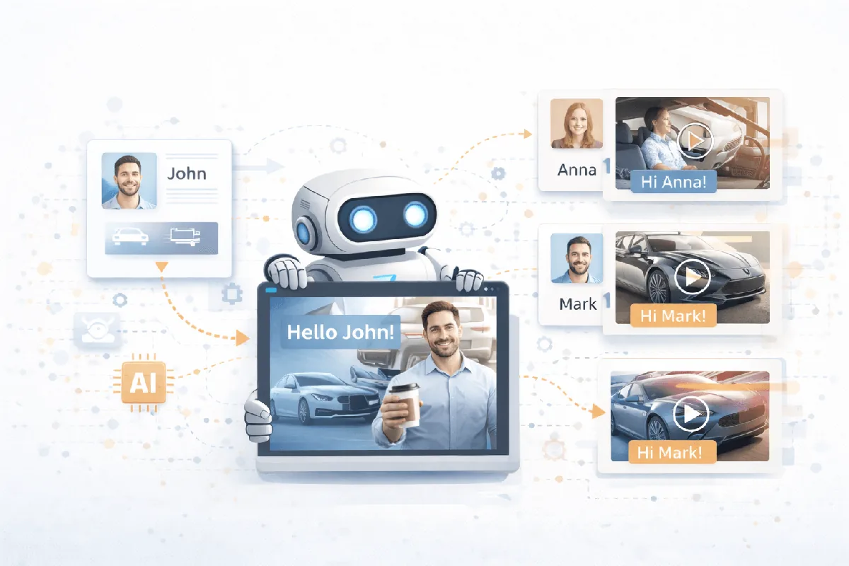 AI-powered video personalization: Scaling automotive test drive campaigns across 10,000+ prospects